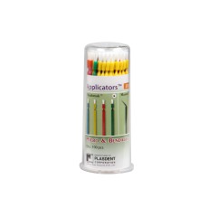 Plasdent MAXBRUSH™APPLICATORS 4" Long, Assorted color (100pcs/box)